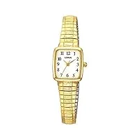 lorus - rph56ax9 - montre femme - quartz - analogique - bracelet acier inoxydable doré