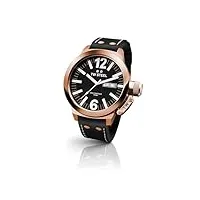 tw steel - ce1021 - montre mixte - quartz analogique - bracelet cuir noir