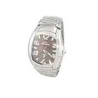 chronotech - ct.7988m/65m - montre homme - quartz - analogique - bracelet acier inoxydable argent