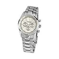 jacques lemans - n-1561a - montre femme - quartz - analogique - chronographe - bracelet acier inoxydable