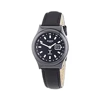 regent - 12030032 - montre femme - quartz - analogique et digitale - bracelet cuir noir