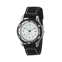 regent - 12400109 - montre garçon - quartz - analogique - bracelet textile noir