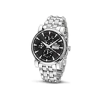 philip watch - r8243693025 - wales - montre homme - automatique - chronographe - bracelet en acier inoxydable argent