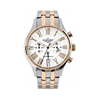 jacques lemans - 1-1605k - montre homme - quartz - chronographe - chronomètre - bracelet acier inoxydable multicolore