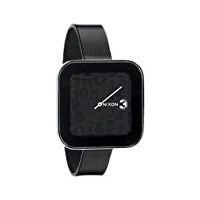 nixon - a162000-00 - montre femme - quartz analogique et digitale - bracelet silicone noir