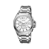 esprit - es101281704 - montre homme - quartz - chronographe - chronomètre - bracelet acier inoxydable argent
