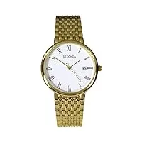 sekonda - 3683.27 - montre homme - quartz analogique - bracelet doré