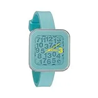 nixon - a162272-00 - montre femme - quartz analogique et digitale - bracelet silicone bleu