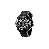 sector - r3221178025 - sharkmaster - montre homme - automatique analogique - cadran noir - bracelet caoutchouc noir