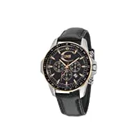 just cavalli - r7271693125 - montre homme - quartz chronographe - bracelet plastique noir