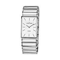 jacques lemans - 1-1651e - york - montre femme - quartz analogique - cadran blanc - bracelet céramique multicolore