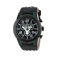 burgmeister - bm701-622b - montre homme - quartz chronographe - chronomètre - bracelet cuir noir