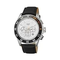 esprit - es103621002 - montre homme - quartz chronographe - bracelet cuir marron