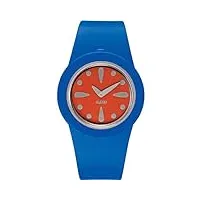 alessi - al1015 - montre mixte - automatique - analogique - bracelet plastique bleu