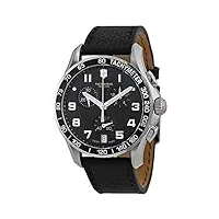 victorinox swiss army - 241493 - montre homme - quartz analogique - bracelet cuir noir