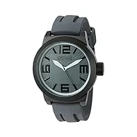kenneth cole - rk1233 - montre homme - quartz analogique - aiguilles lumineuses - bracelet silicone noir