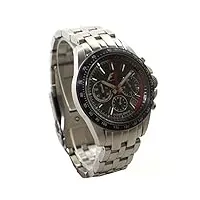 jacques lemans f-5006b formule 1 montre chronographe pour homme en acier inoxydable 100 m affichage analogique de la date noir, bracelet