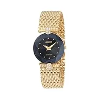 jowissa - j5.008.m - montre femme - quartz analogique - bracelet acier inoxydable doré
