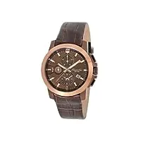 kenneth cole - kc1884 - montre homme - quartz chronographe - aiguilles lumineuses/chronomètre - bracelet cuir marron