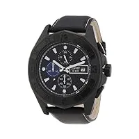 esprit - a.es102841004 - montre homme - quartz chronographe - alarme/chronomètre - bracelet cuir noir