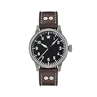 laco 1925-861746 - montre homme - mécanique - analogique - bracelet cuir marron