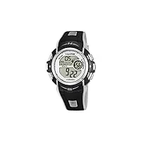 calypso montre pour homme k5610/8 digital for man boîtier en plastique multi bracelet en plastique noir