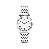 bulova femmes analogique quartz montre avec bracelet en acier inoxydable 96l275