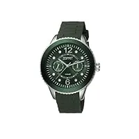 esprit - es105332018 - montre femme - quartz analogique - cadran vert - bracelet silicone vert