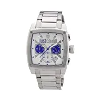 just cavalli - r7273583002 - montre femme - quartz chronographe - bracelet acier inoxydable argent