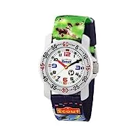 scout - 280376026 - montre garçons - quartz analogique - bracelet textile multicolore
