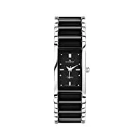 dugena - 4460507 - montre femme - quartz analogique - bracelet céramique noir