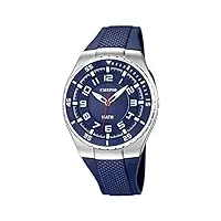 calypso watches cal-21782 – montre pour hommes, bracelet en plastique bleu foncé