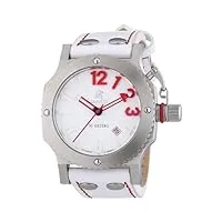 carucci watches - ca2210sl-rd - montre mixte - automatique - analogique - bracelet cuir blanc
