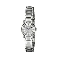 bulova women's 96p143 highbridge analog display quartz silver watch