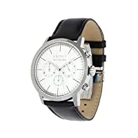 esprit - el102191001 - montre homme - quartz chronographe - alarme/chronomètre - bracelet cuir noir