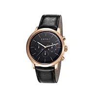 esprit - el102191004 - montre homme - quartz chronographe - alarme/chronomètre - bracelet cuir noir