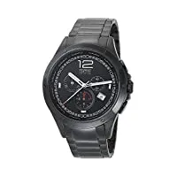 esprit collection - el101421f08 - montre homme - quartz - chronographe - chronomètre - bracelet acier inoxydable noir