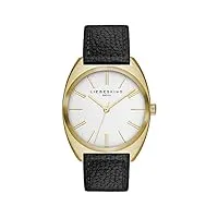liebeskind berlin - lt-0016-lq - montre mixte - quartz - analogique - bracelet cuir noir