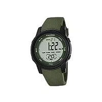 calypso montre homme digital for man digital quartz pu vert montre bracelet uk5698/4