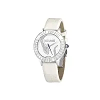 just cavalli femme analogique quartz montre avec bracelet en cuir b017l4oyok