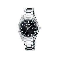 lorus femmes analogique quartz montre avec bracelet en acier inoxydable rj243bx9