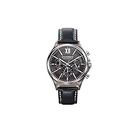 viceroy homme chronographe quartz montre avec bracelet en cuir 471109-43