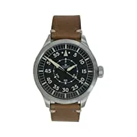 aristo montre-bracelet automatique pour homme 7h99 vintage 47 navigator en cuir