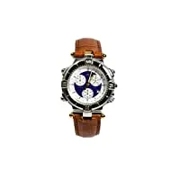 pryngeps montre summer chronograph leather watch cr755 water resistant