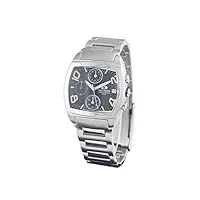 time force pour homme. chronographe quartz montre avec bracelet en acier inoxydable tf2589m-01m