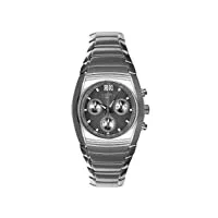 bwc-swiss 207875003 montre chronographe à quartz pour homme avec bracelet en acier inoxydable