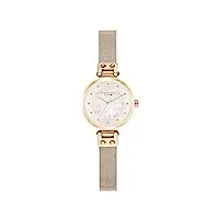 victoria hyde femme analogique quartz montre avec bracelet en or rose