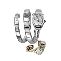 just cavalli femme analogique quartz montre avec bracelet en acier inoxydable jc1l073m0015