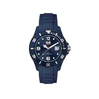 ice-watch - ice forever dark blue bio - montre bleue pour homme avec bracelet en silicone - 020340 (large)