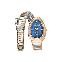 just cavalli hommes analogique quartz montre avec bracelet en acier inoxydable jc1l229m0085